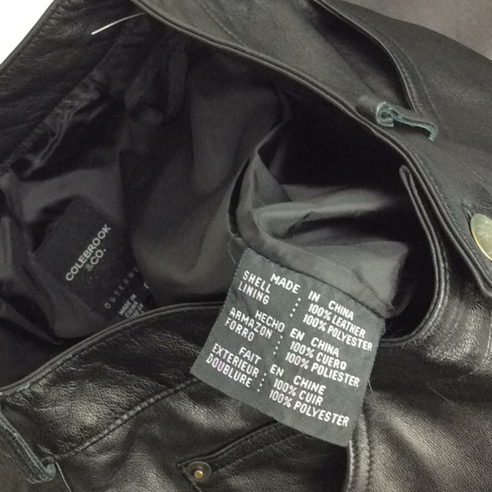 Friday Flash Sale!COLEBROOK & Company Leather Pant - Picture 7 of 7